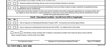 Da Form 5888 1 ≡ Fill Out Printable Pdf Forms Online