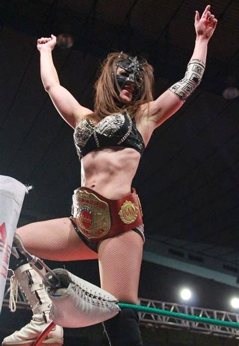 Mexican Luchadora Sexy Star Wearing The Aaa World Mixed Tag Team