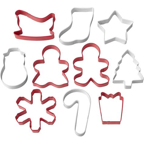 Wilton 10 Piece Christmas Cookie Cutter Set N3 Free Image Download