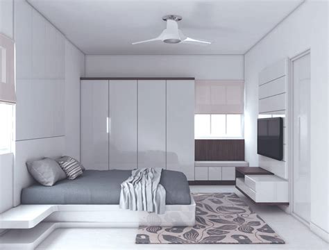 Wardrobe With Window Seating With A Storage Below In The Bedroom Rhythm