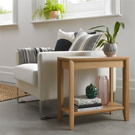 Romy Oak Dining Cookes Collection Romy Side Table Side Tables
