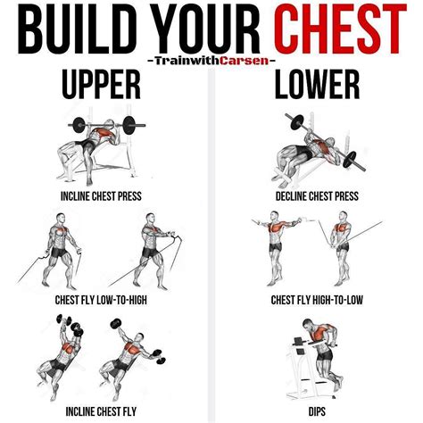 Top Gym Tips On Instagram Build Your Chest By Trainwithcarsen