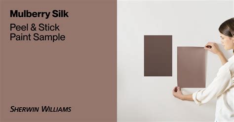 Mulberry Silk Paint Sample By Sherwin Williams 0001 Peel Stick