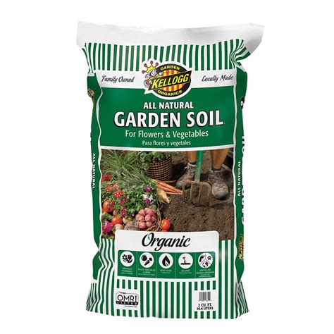 Kellogg Garden Organics 2 Cu Ft All Natural Garden Soil For Flowers