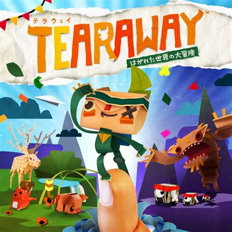 Tearaway 2013 Ps Vita Box Cover Art Mobygames