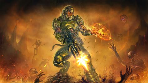วอลเปเปอร์ วาระที่ 4 เกม Doom ตำนาน ภาพหน้าจอ วอลล์เปเปอร์