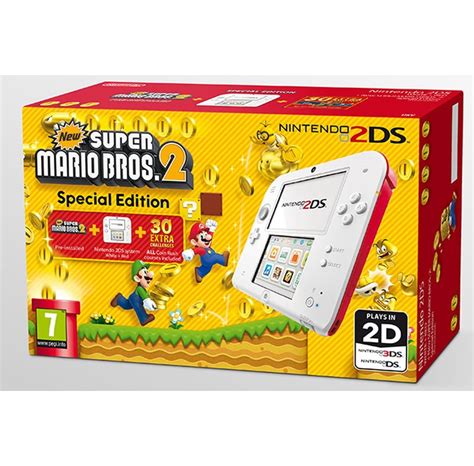 File name new super mario bros. Nintendo 2DS - White & Red (New Super Mario Bros 2 Bundle ...
