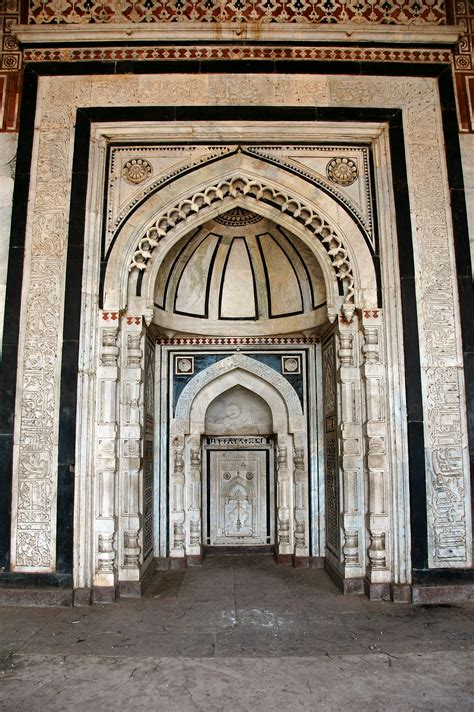 Filemihrab In Qila Kuhna Masjid Purana Qila Delhi Mosque