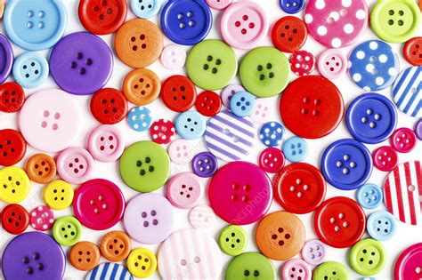 Assorted Buttons Stock Image F0214760 Science Photo Library