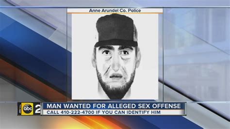 Police Search For Man Accused Of Alleged Sex Offense In Anne Arundel County Youtube