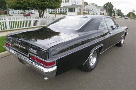 1966 Chevrolet Impala Ss 396325 Hp 4speed Tuxedo Black Classic