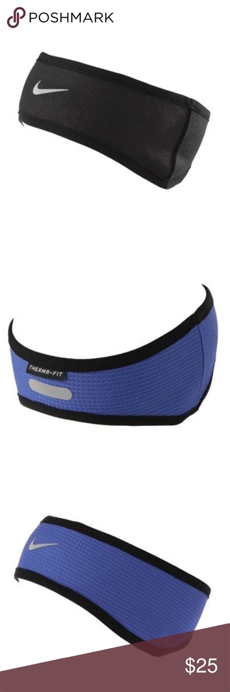 Nike Reversible Thermafit Headband Yellowblack Nike Reversible