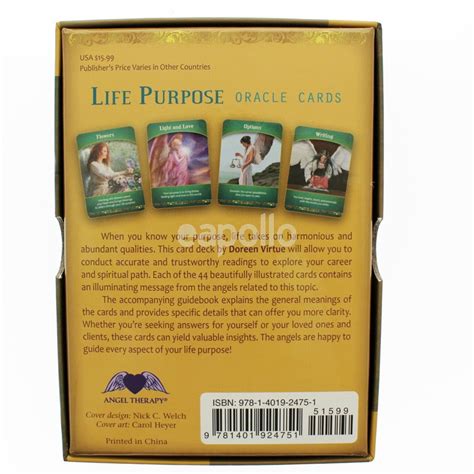 While your focus might be on how to evolve spiritually, it's equally important to be in this world, here and now. Doreen Virtue- Life Purpose Oracle Cards | UK wholesaler and supplier
