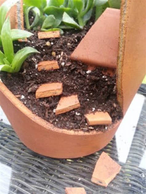 How To Make A Fairy Garden From A Broken Clay Pot Dengarden