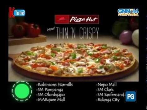 Tastes just like pizza hut used to taste (when they were the best) and it was super easy to make. Thin & Crispy - PIZZA HUT ON KTUBE - YouTube