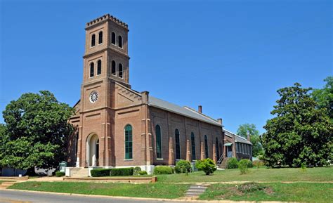 Student carly palmour with 4 x 4 treated bridge post in august of. Marion Presbyterian Church at Marion, AL (completed 1877 ...
