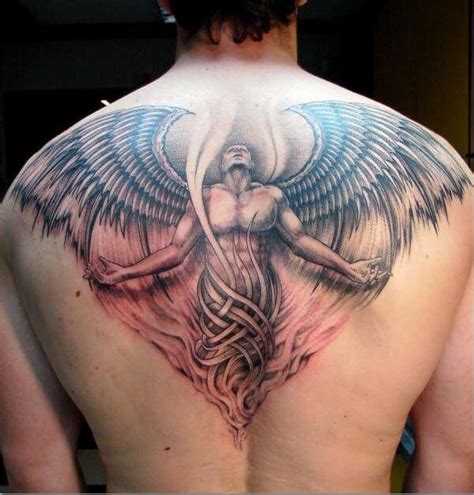 50 Beautiful Angel Tattoos For Men 2023 Devil Demon And Archangel