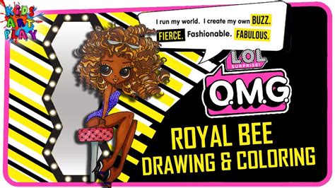 Drawing Lol Doll Omg Lol Bee Royal Drawing Drawing And Coloring