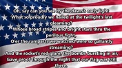 The Star Spangled Banner Music and Lyrics - YouTube