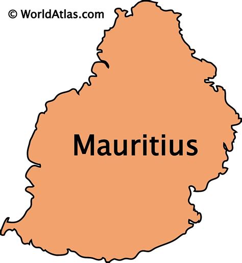 Mauritius On Map Of Africa Large Detailed Road Map Of Mauritius