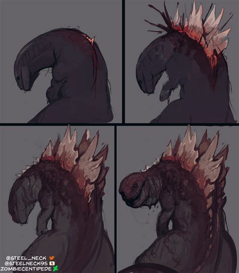 Tanima On Twitter Rt Steelneck This One Spooky Godzilla Fan Concept I Drew A While Ago Has