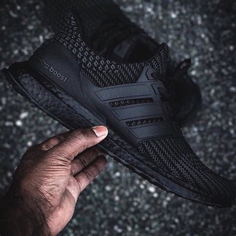 Adidas's ultra boost receives a highly anticipated triple black makeover: adidas Ultra Boost 4.0 Triple Black - Sneaker Bar Detroit
