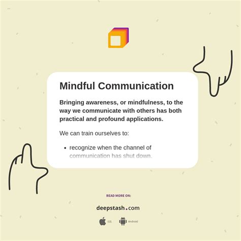 Mindful Communication Deepstash