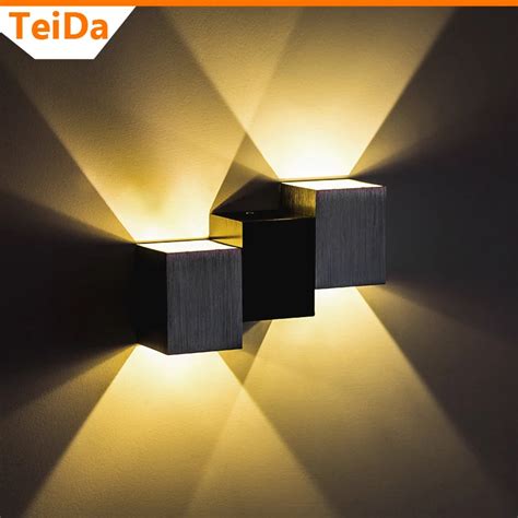 Led Wall Light Cube Adjustable Surface Mounted Outdoor Led Lighting Led