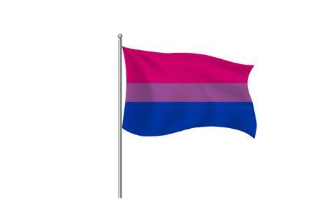 Realistic Bisexual Flag Png Download