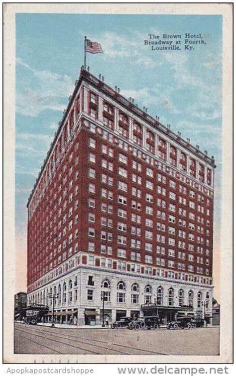 Kentucky Louisville The Brown Hotel Broadway At Fourth 1925 United
