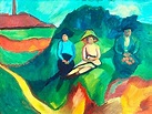 Drei Frauen im Grünen - Thuar Hans als Kunstdruck oder Gemälde.