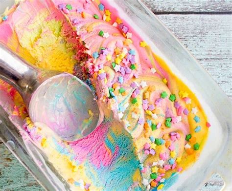 This Unicorn Ice Cream Recipe Is The Stuff Of Dreams Cream Recipes
