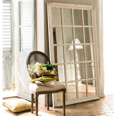 4.6 out of 5 stars. ST MARTIN wooden window mirror in white H 175cm | Maisons ...
