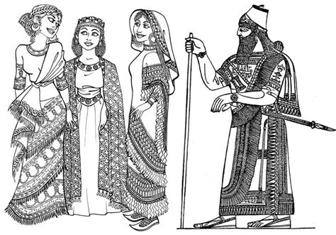 Ancient Israelite Dress Ancient Assyrian Clothing Ancient