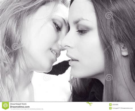 Women About To Kiss Stock Image Image Of Lips Lesbian