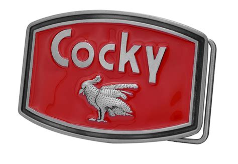 Cocky Belt Buckle As Seen On Bones Tv Show Funny Ebay