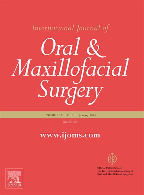 Table Of Contents Page International Journal Of Oral And Maxillofacial