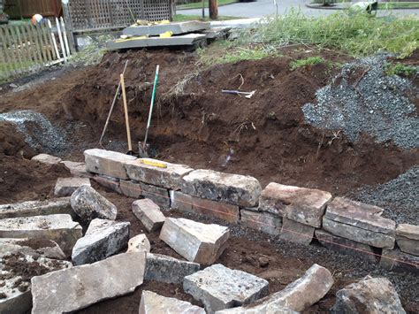 How To Build A Dry Stack Stone Retaining Wall Fasoldt Gardens