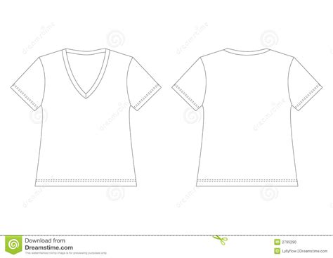 White V Neck T Shirt Stock Vector Illustration Of Polo