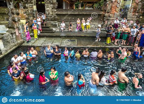 Pura Tirta Empul Temple On Bali Editorial Photo Image Of Bath Religious 178378331