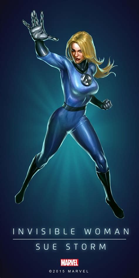 Invisiblewomanposter02png 2000×3997 Marvel Comic Character