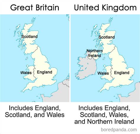 Find out the difference between the united kingdom, great britain, and england and what distinguishes each from the other two. The Differences Between Similar Things, Animals, And Words ...