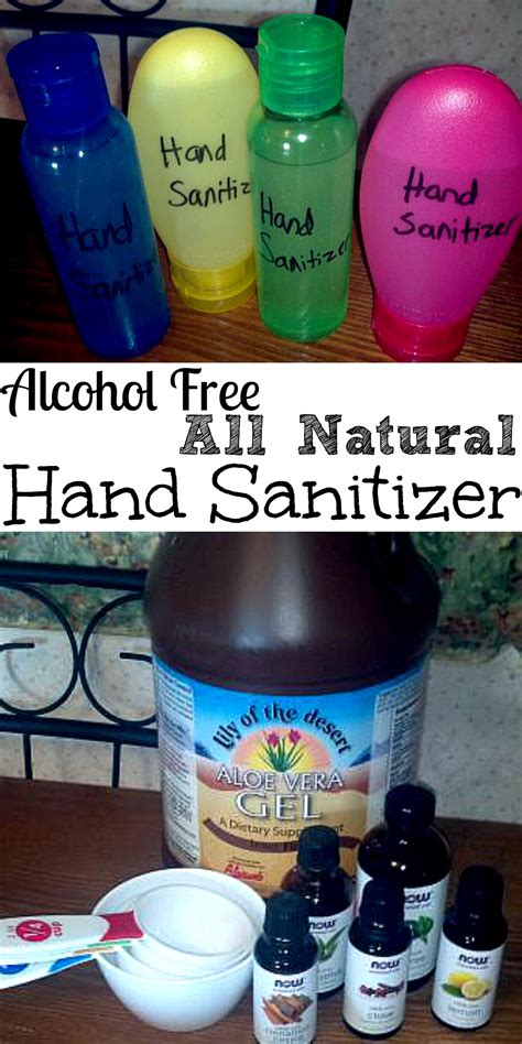 Hand sanitizer is easy to make at home. DIY ~ Alcohol Free All Natural Hand Sanitizer - Acadiana's ...