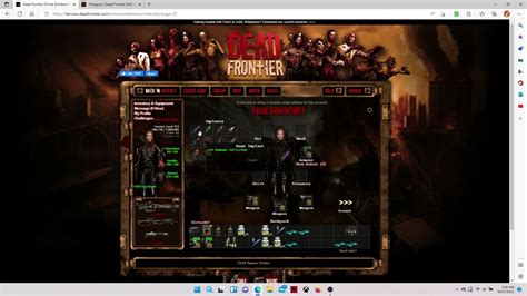 Dead Frontier Purchasing Gc Clawshot 16 And Resetting Stat Youtube