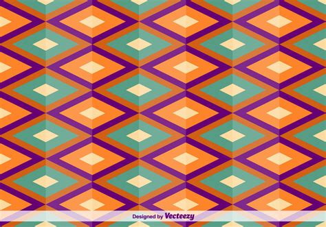 Geometric Square Oriental Vector Pattern Download Free Vector Art