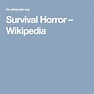 Survival Horror – Wikipedia