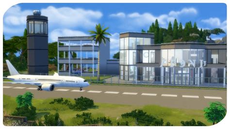 The Sims 4 Airport Speed Build Part One Youtube