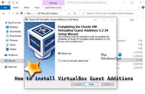How To Install Virtualbox Guest Additions On Windows 1110