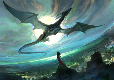 Dragon In The Sky By Anndr On Deviantart