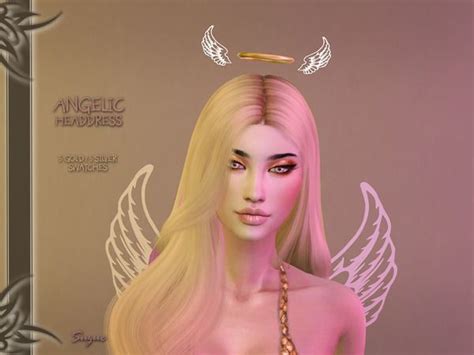 Suzue Angelic Headdress Sims 4 Controls Sims 4 Mods Sims 4